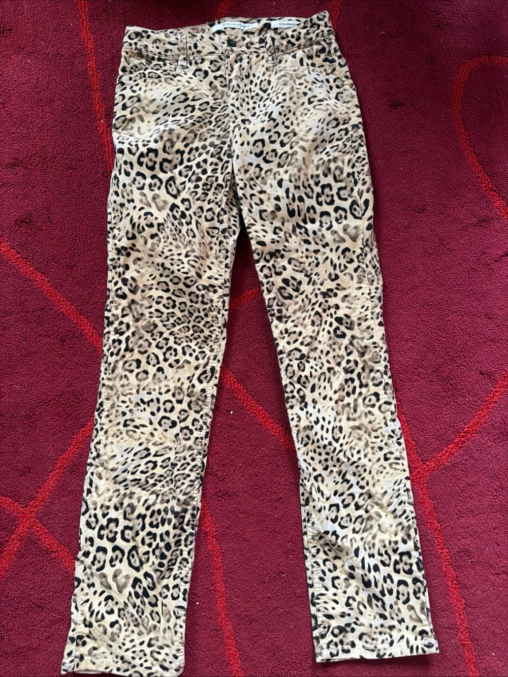 NWOT Jones New York Beige and Black Leopard Print Pants